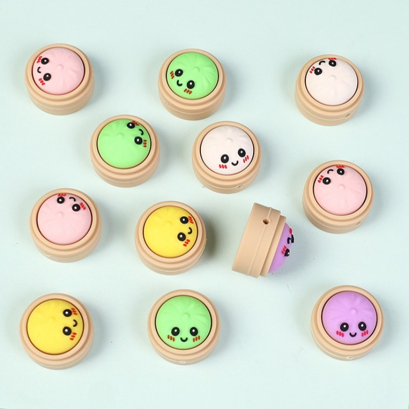 Baby Food Home - 20 peças Novas Contas de Silicone
