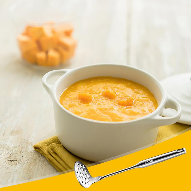 Baby Food Meat - Triturador de batata em aço inoxidável,