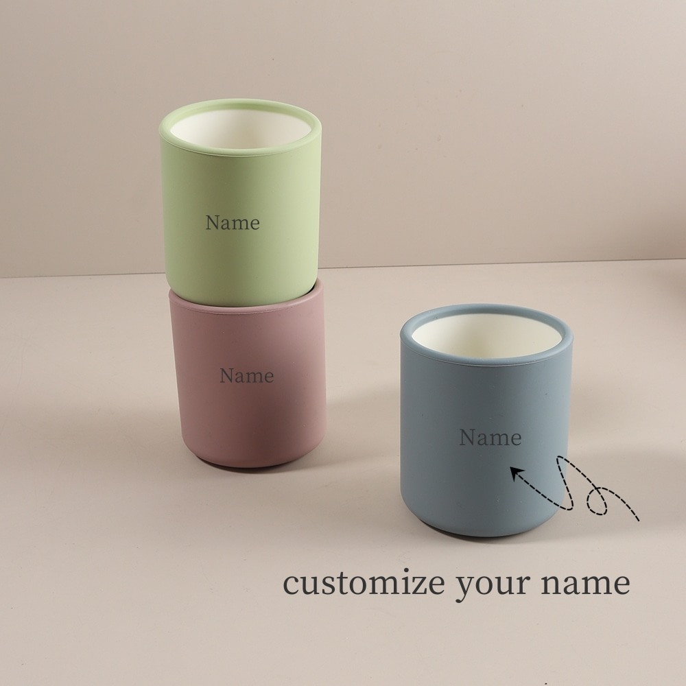 Baby Food Table - Copo de Treinamento de Silicone Personalizado