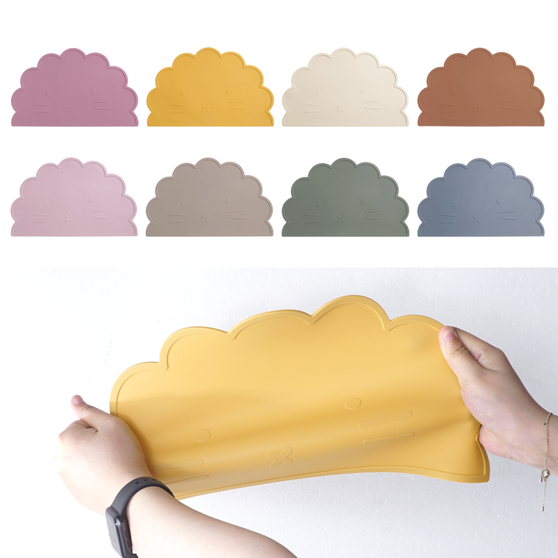 Baby Food Table - Silicone Dining Appliance Placemat, Table Mat,