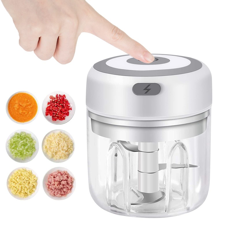 Baby Food Meat - Moedor de Alho Elétrico de 250ML,