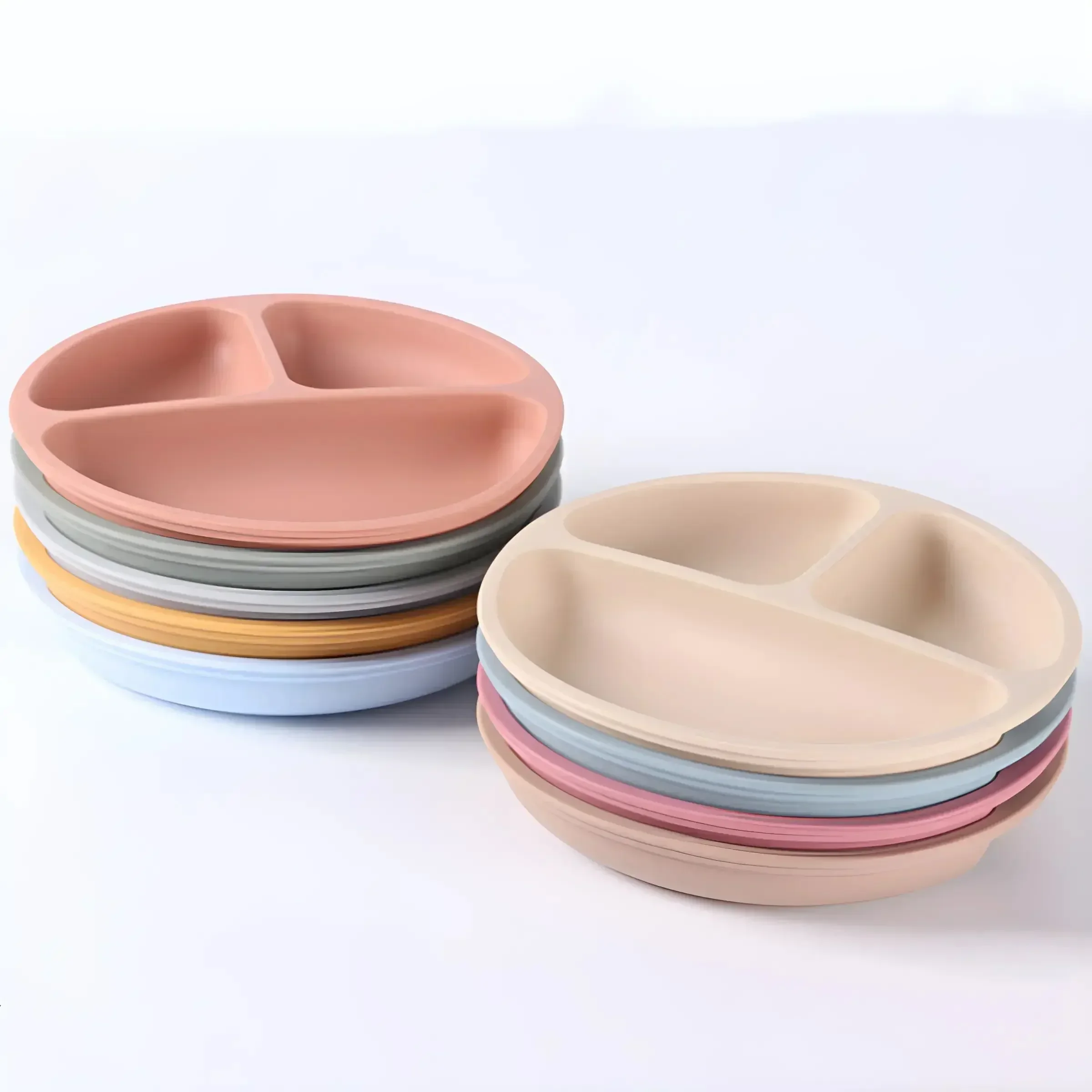 Baby Food Dinner - Utensílios de mesa de silicone prato