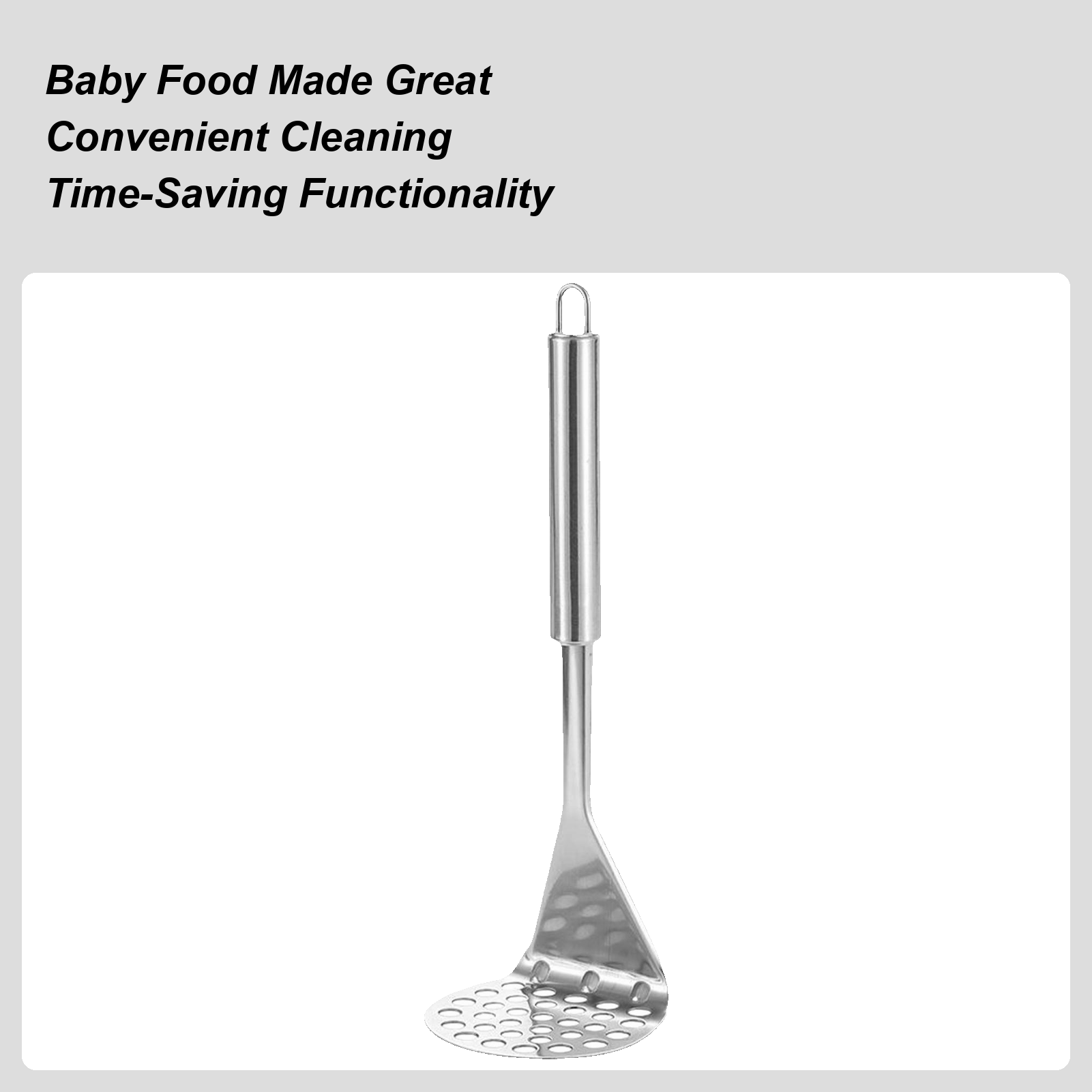 Veggie Baby Food - Triturador de batata de metal, ferramenta