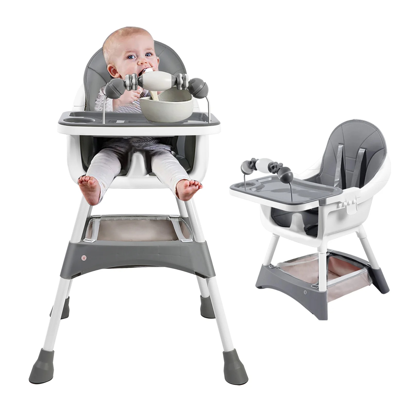 Baby Food Chair - Cadeira Alta Ajustável para Bebês –