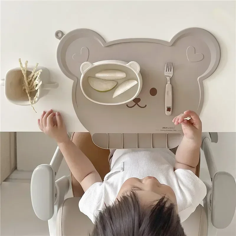 Baby Food Table - Tapete de silicone de grau alimentício