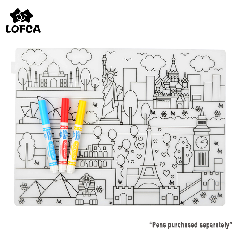 Baby Food Table - Silicone bebê placemat 1pc utensílios de