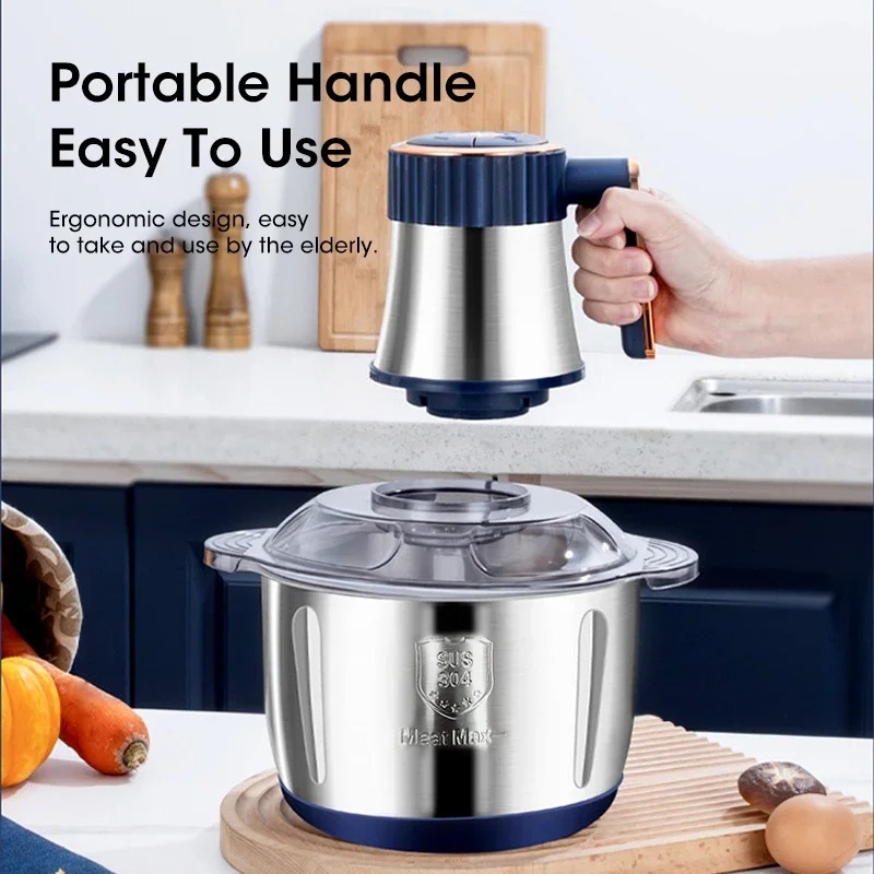 Baby Food Home - Moedor de Carne Elétrico 5L de