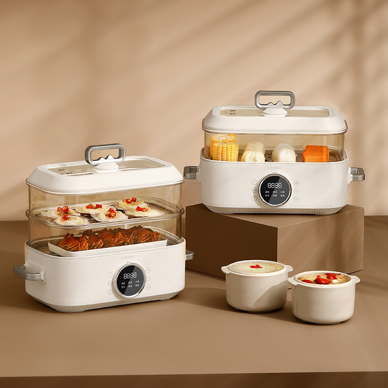Baby Food Home - Vaporizador elétrico de alimentos 3 em