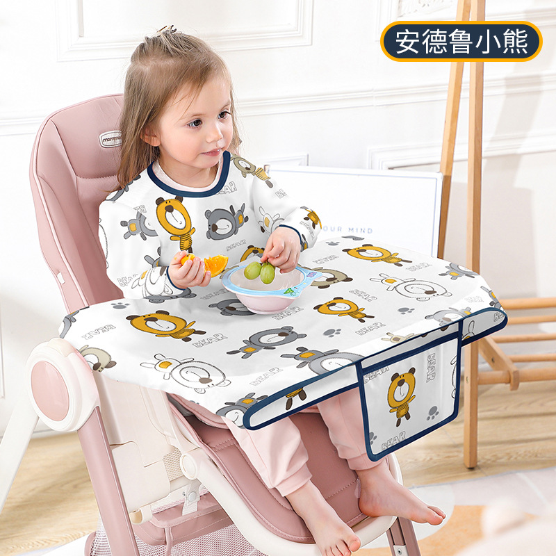 Baby Food Table - Toalha de saliva impermeável para recém-nascidos,