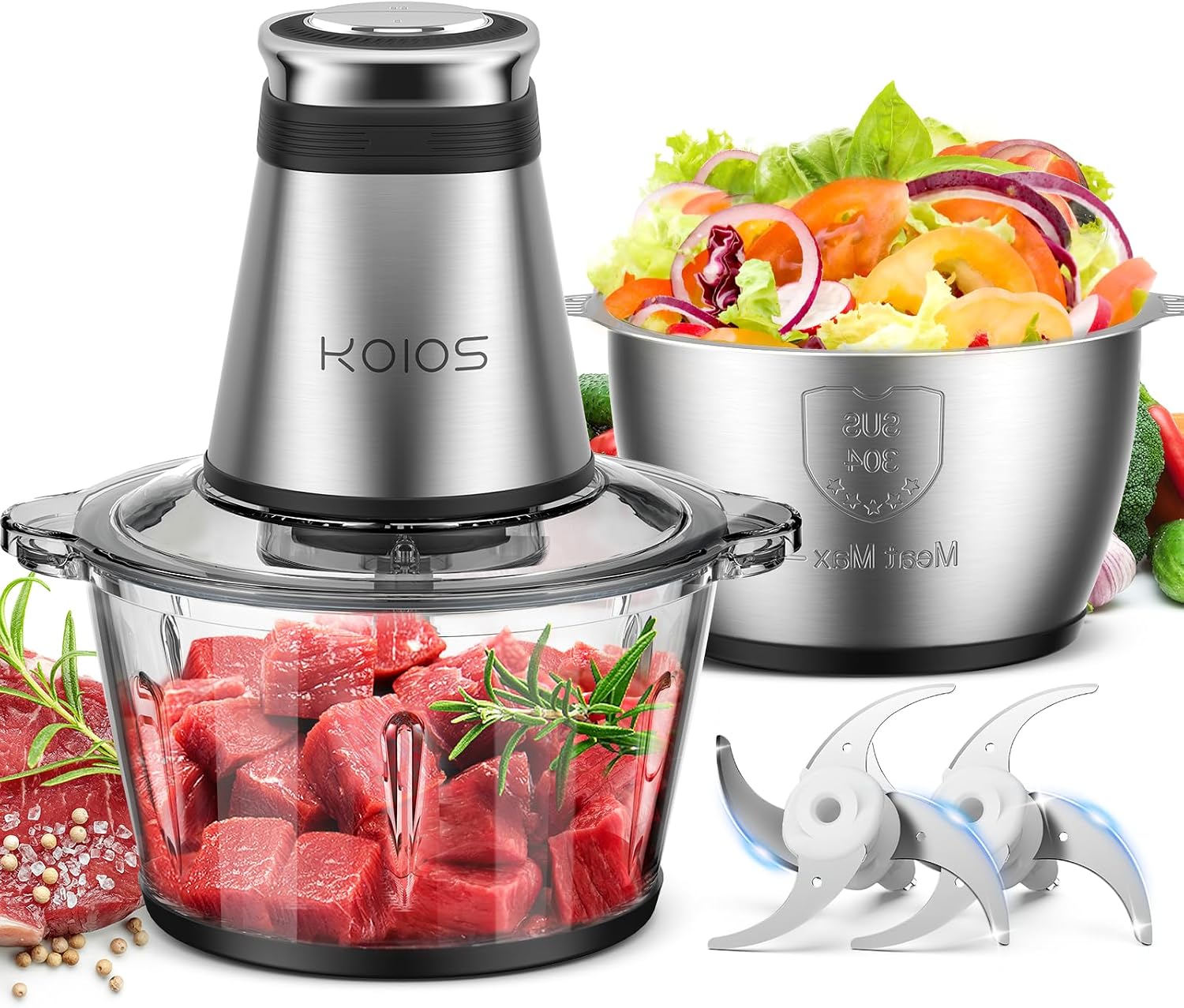 Veggie Baby Food - Processador de Alimentos 500W, 2 Tigelas