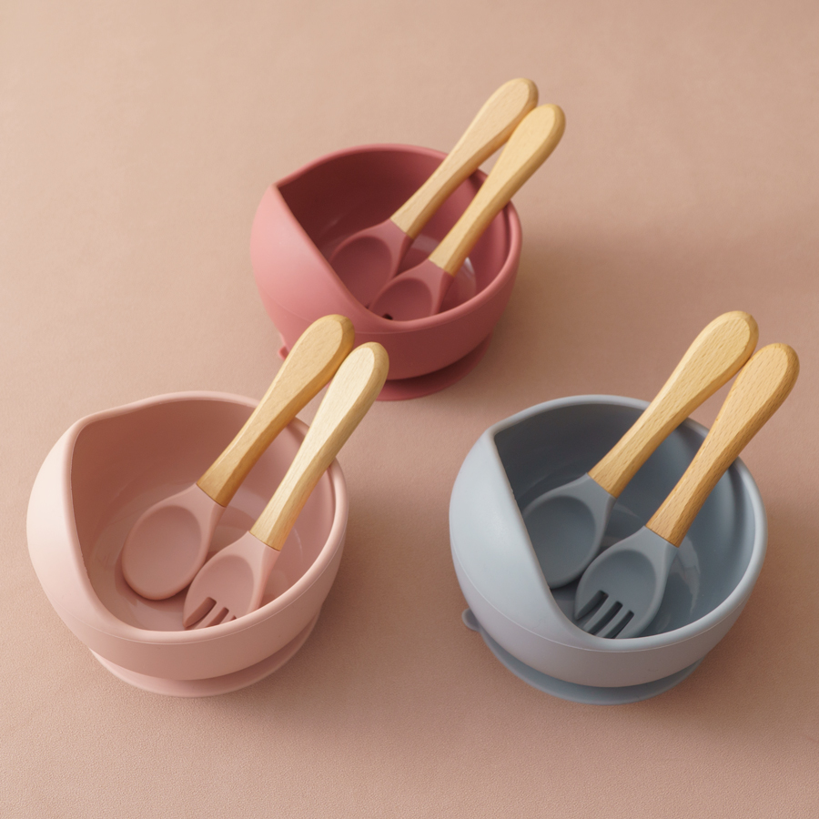 Baby's Food Grade Silicone Din - Baby Food Dinner avaliação e preço