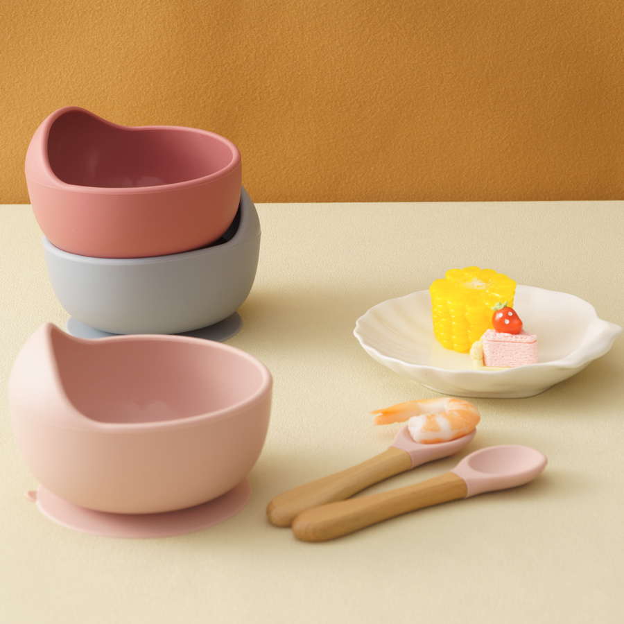 Baby's Food Grade Silicone Din - Baby Food Dinner avaliação e preço