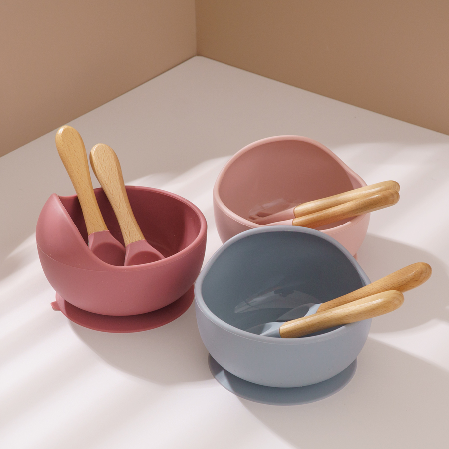Baby's Food Grade Silicone Din - Baby Food Dinner avaliação e preço