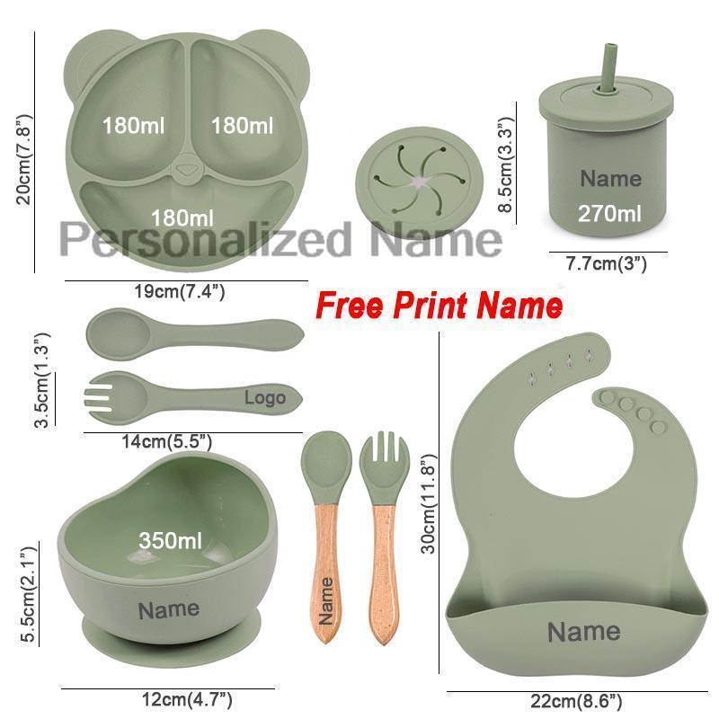 Silicone Otário Bowl Plate Cup - Baby Food Menu avaliação e preço