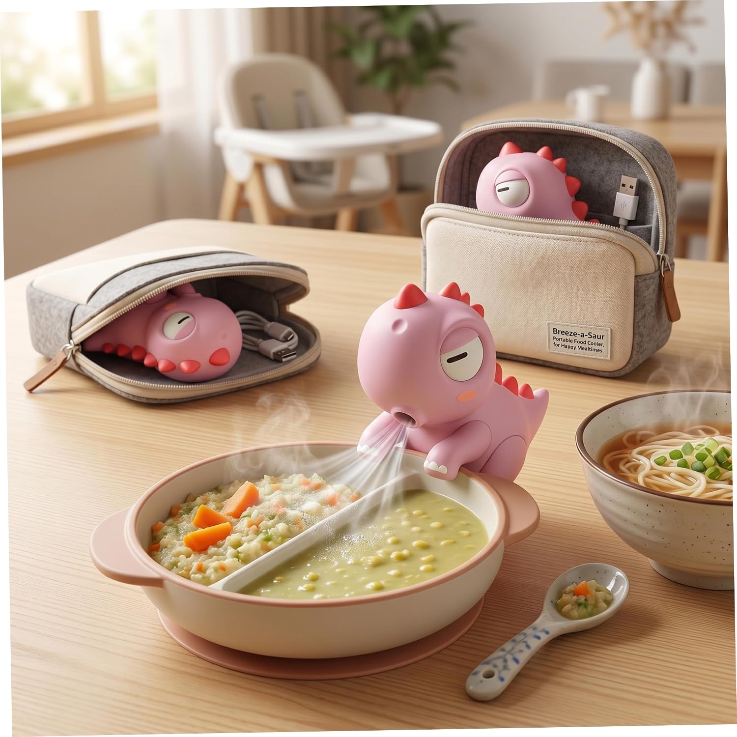 Mini Ventilador Fofo em Format - Baby Food Usa avaliação e preço