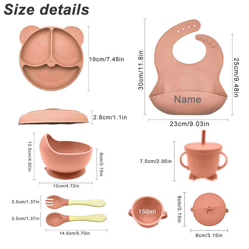 Conjuntos de prato de alimenta - Baby Food Menu avaliação e preço