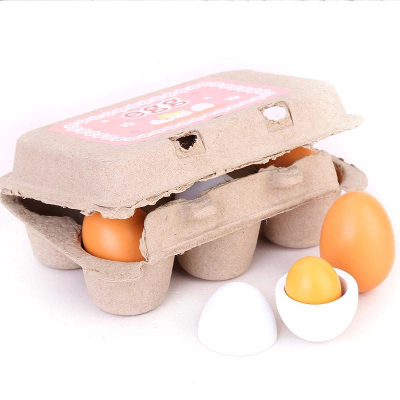 6 pçs cozinha de madeira ovos  - Baby Food Egg avaliação e preço