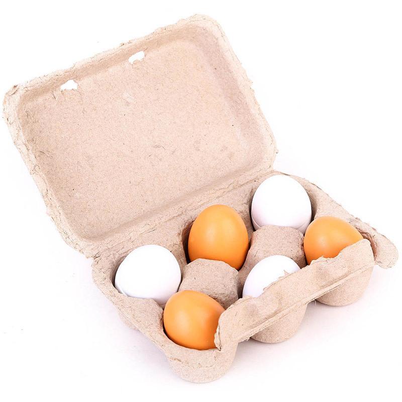 6 pçs cozinha de madeira ovos  - Baby Food Egg avaliação e preço