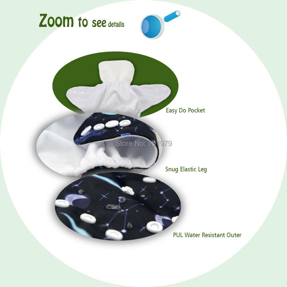 U Pick ALVABABY Fralda de pano - Pampers Diaper Premium Care avaliação e preço