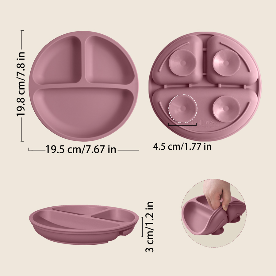 1 pçs bebê otário placa de jan - Baby Food Dinner avaliação e preço