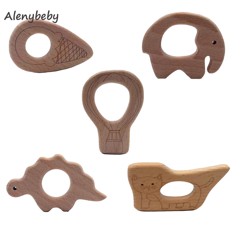 Mordedor de madeira dos desenh - Baby Food Organic avaliação e preço