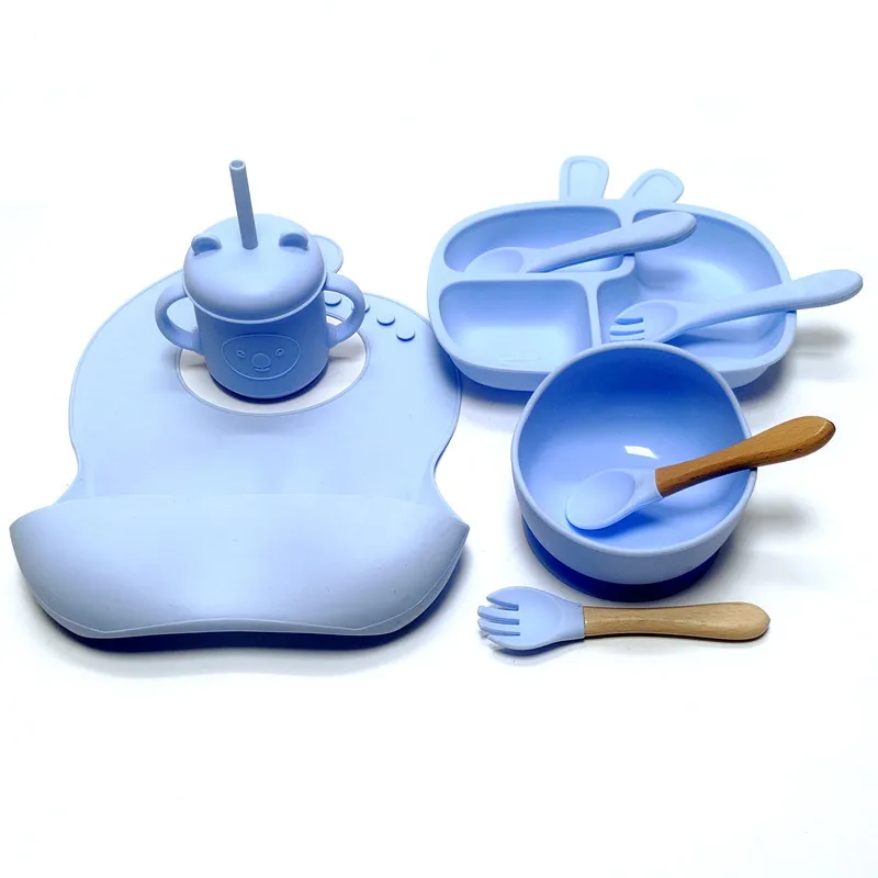 Baby's Silicone Tableware Set, - Baby Food Menu avaliação e preço