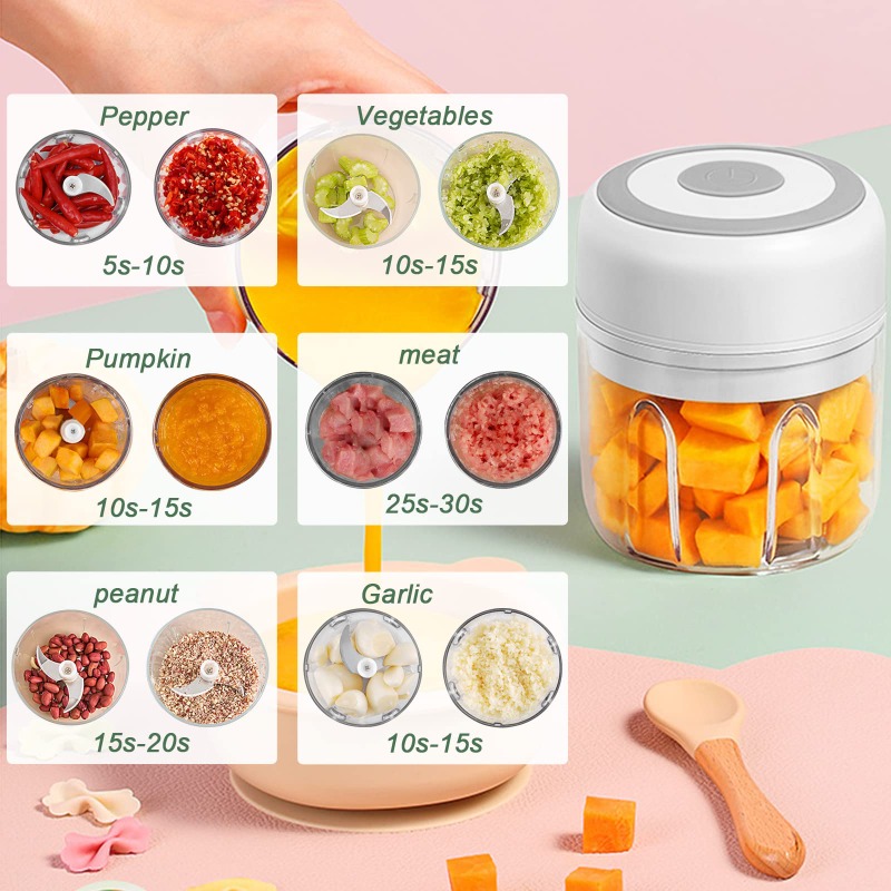 Moedor de Alho Elétrico de 250 - Baby Food Meat avaliação e preço