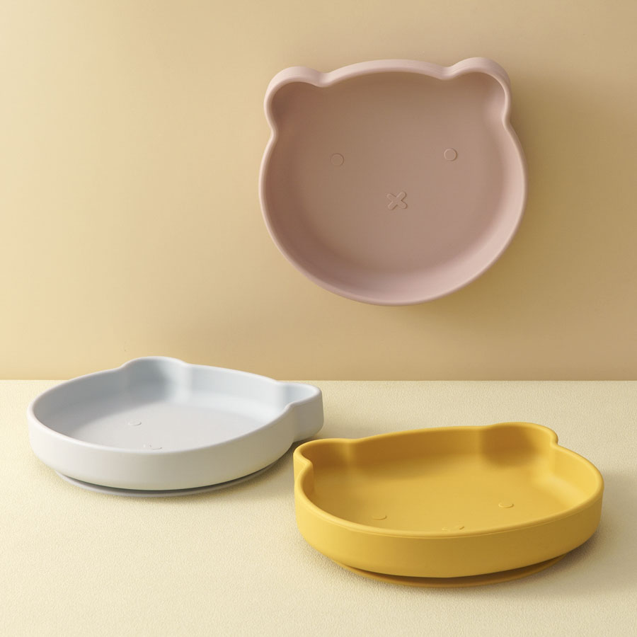 1pc silicone pratos do bebê su - Baby Food Table avaliação e preço