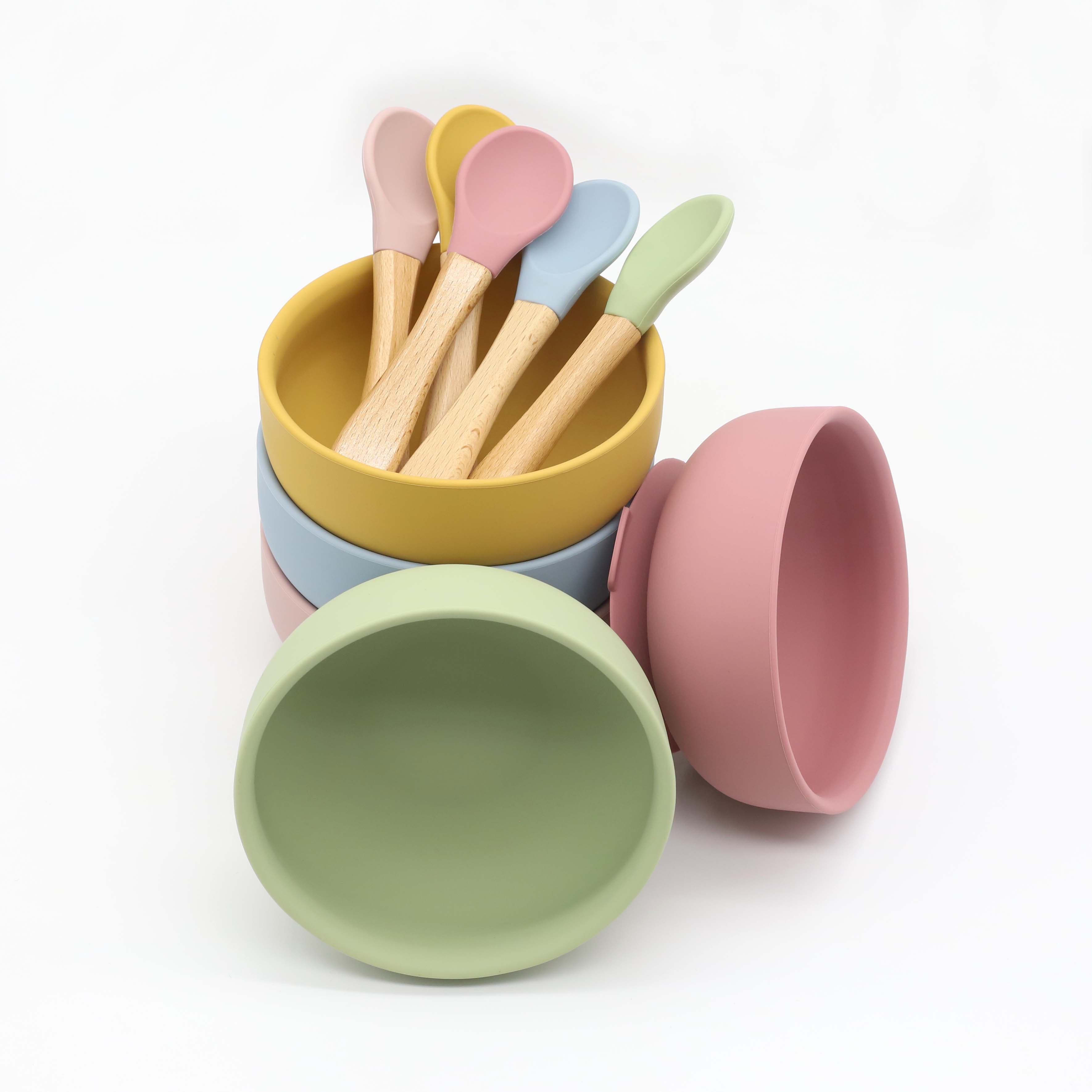 Tigela de silicone com ventosa - Baby Food Dinner avaliação e preço