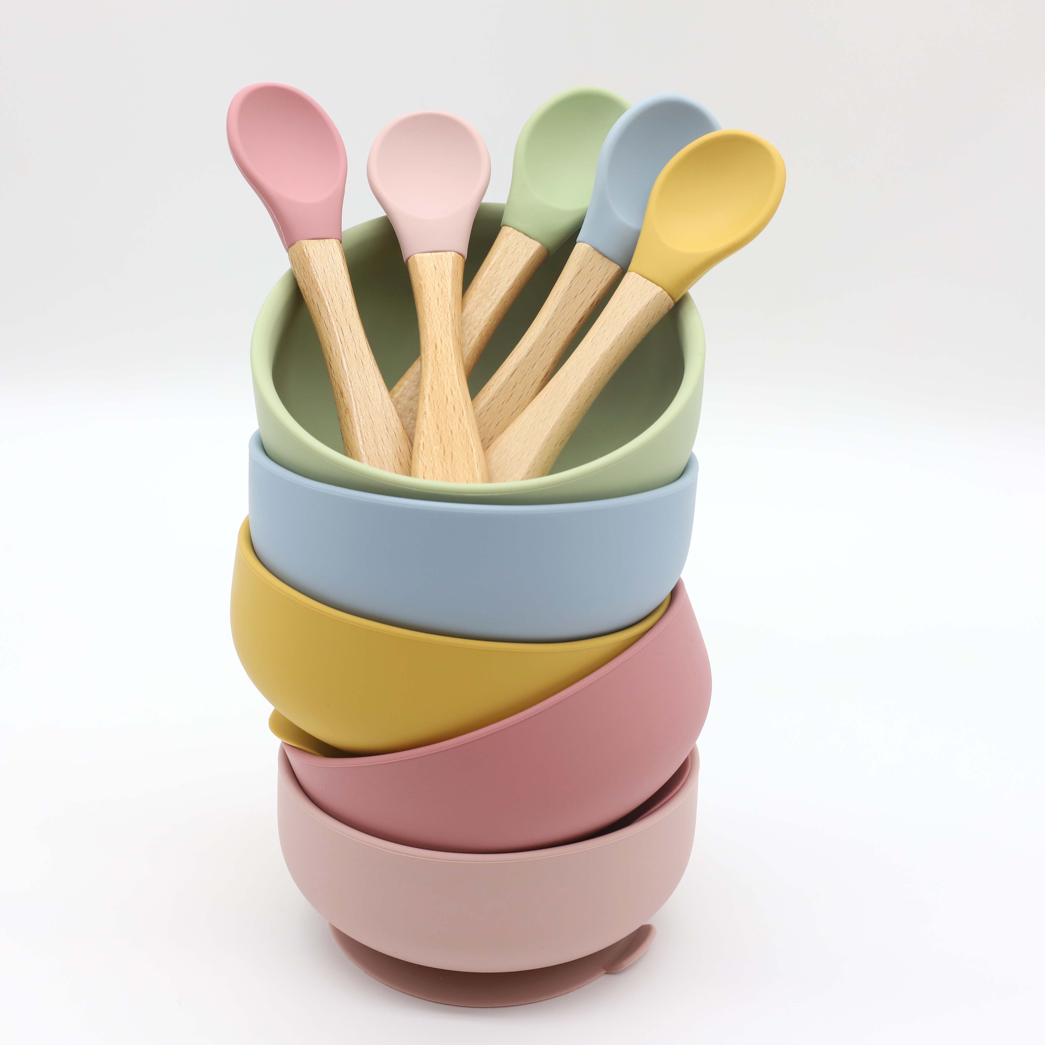 Tigela de silicone com ventosa - Baby Food Dinner avaliação e preço