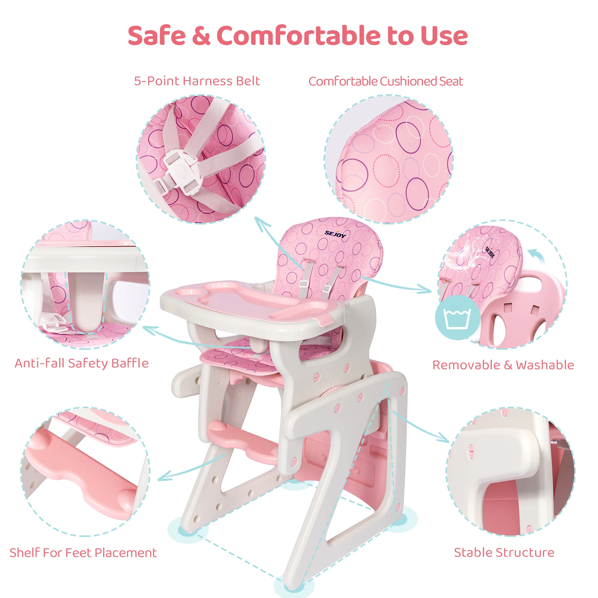Cadeira de crescimento do bebê - Baby Food Table avaliação e preço