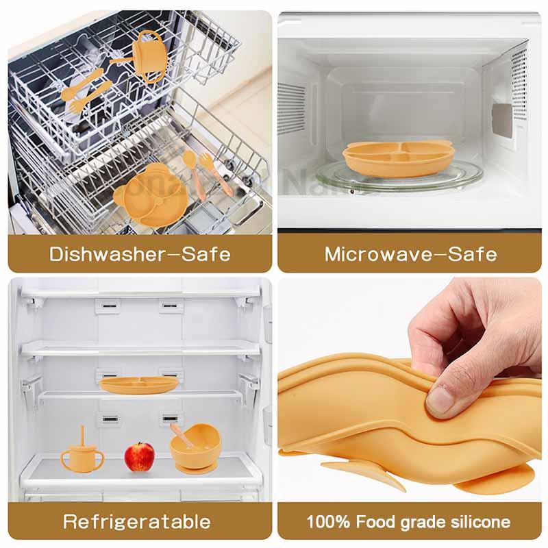 Conjunto de alimentação de sil - Baby Food Table avaliação e preço