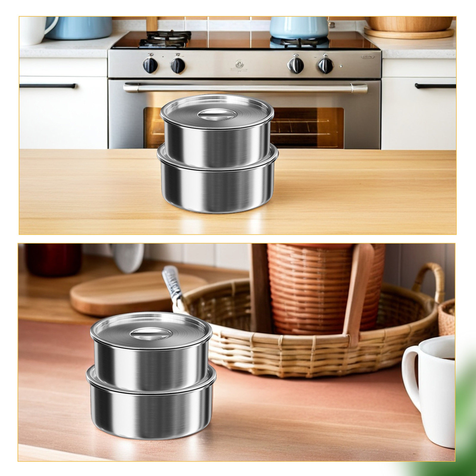 2 Peças de Tigelas de Aço Inox - Veggie Baby Food avaliação e preço